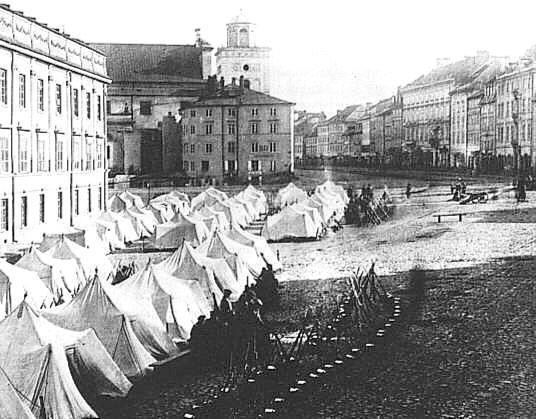 camp russe Varsovie 1861