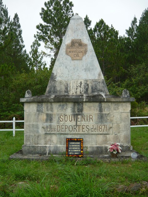 Nouvelle Calédonie, monument des déportés de la Commune.