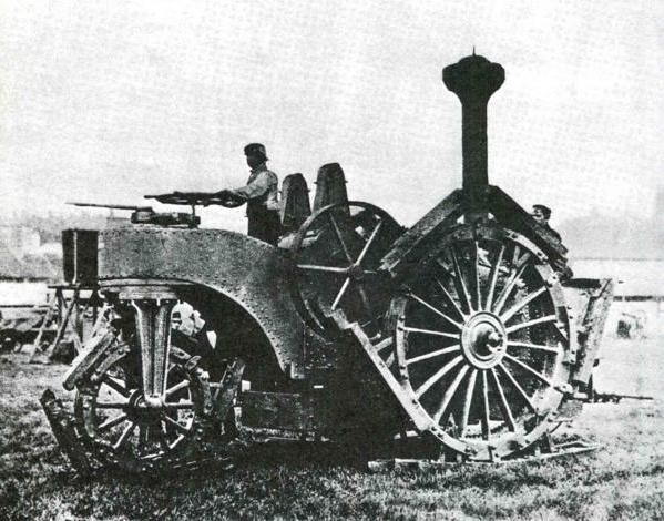 Tracteur d'artillerie anglais